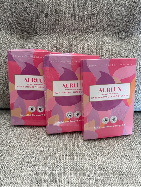 Aurlux Other - Aurlux Hair Removal Three-Step Set (3 Units)